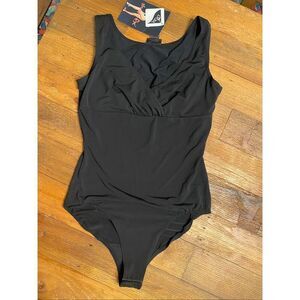Shape FX NWT black bodysuit shape wear slimming